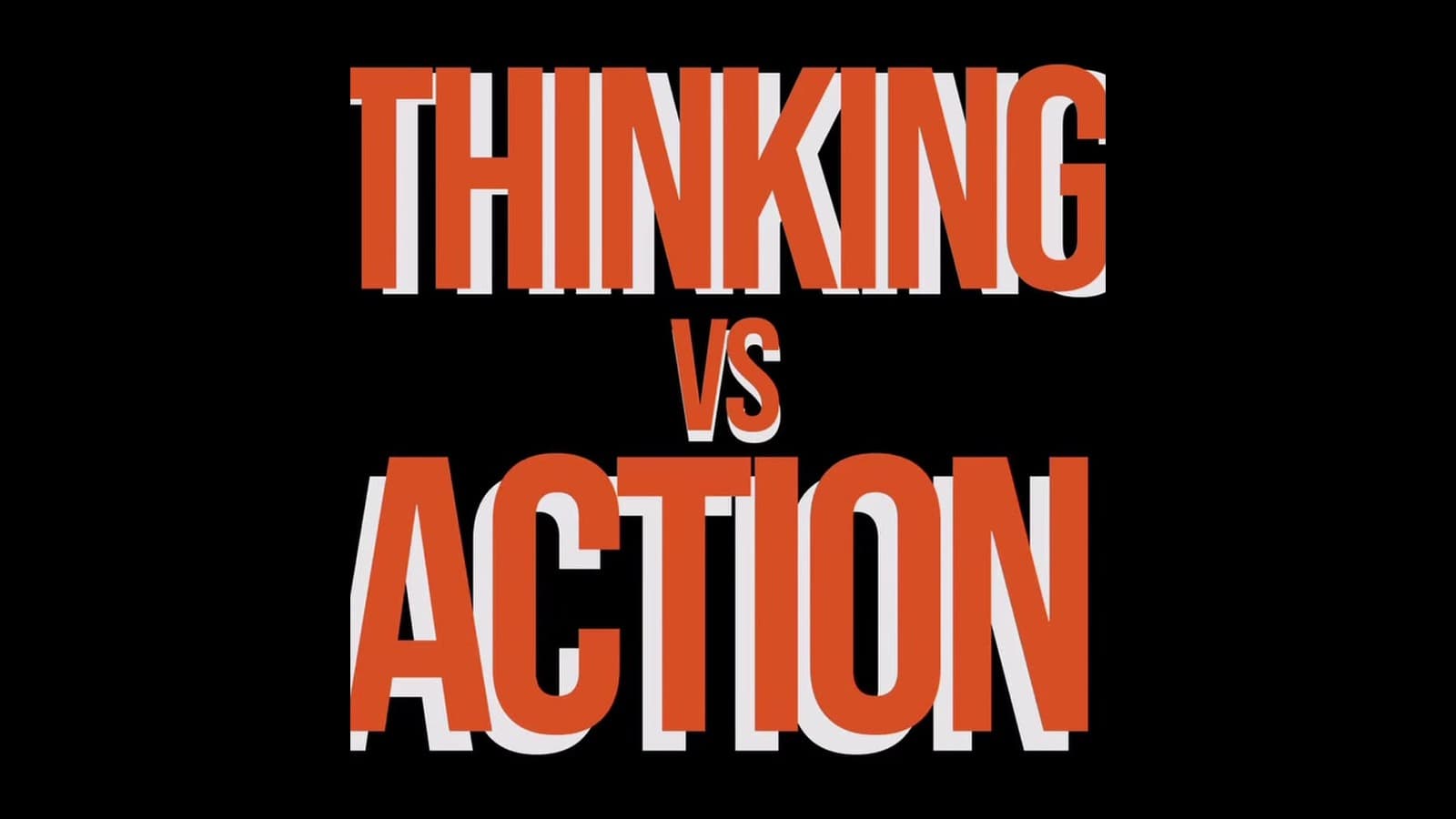 Thinking vs Action logo